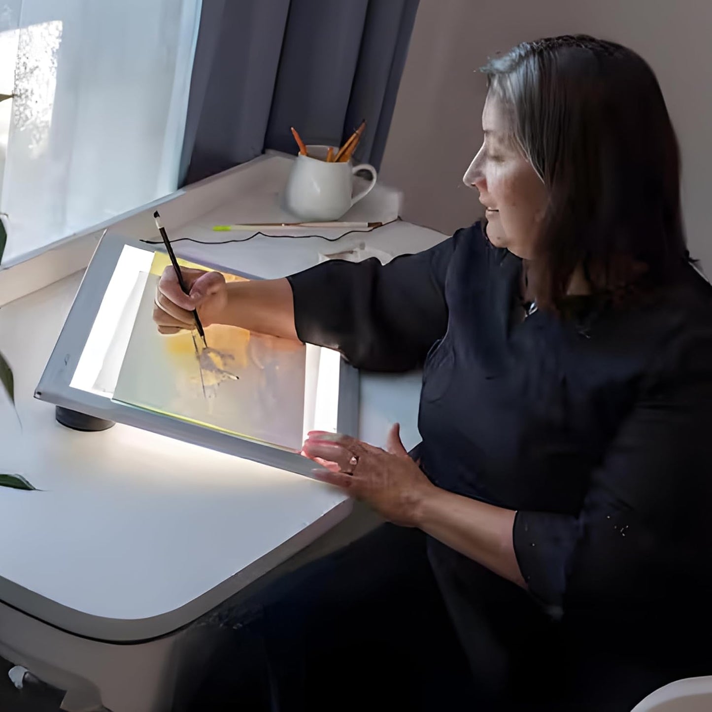 Artograph Thin LED Light Box, 17" x 12" Dimmable Drawing & Tracing Pad, LightPad 940 LX