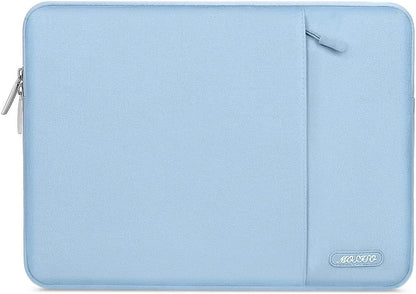 MOSISO Laptop Case 13.3 inch, 13-13.3 inch Laptop Sleeve Compatible with MacBook Air/Pro 13/Pro 14 M5 M4 M3 M2 M1, HP Dell ASUS Lenovo,Polyester Vertical Computer Sleeve Bag with Pocket, Antique Green - Colors B