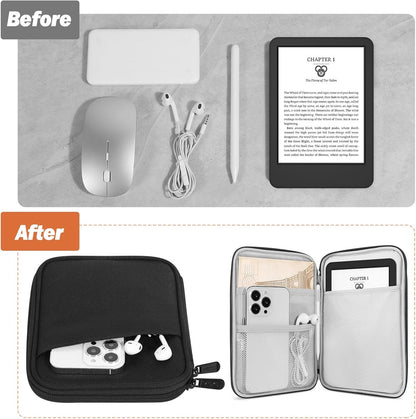 MoKo 9-11 Inch Tablet Sleeve Case, Fits New 11inch iPad Air M4/Pro M5, iPad A16 11", i-Pad 10/9/8/7th/Air 5/4th 10.9"/10.2", Tab S9/S8 11", Protective Bag Carrying Case with Pocket, Dark Gray