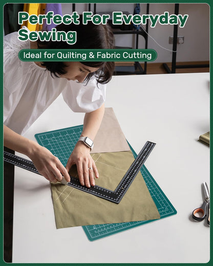 Self Healing Cutting Mat, 17" x 23", Double-Sided Rotary Cutting Mat for Sewing, Quilting, Scrapbooking & Craft, Large Craft Cutting Board for Hobby Use(A2)