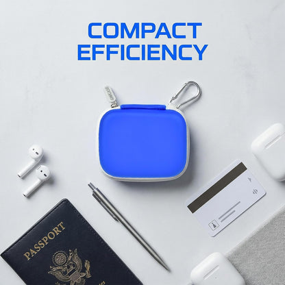 Wireless Bluetooth Adapter Case Compact Protective Storage for AirFly SE/Pro 2/Pro for Avantree Relay Premium Airplane Transmitter Receiver Travel & Home Organizer Pouch, White (Box Only)