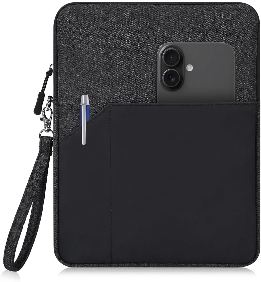 CAAORDKSO 9-11 Inch Tablet Sleeve Case, Tablet Bag Carrying Travel Pouch for iPad 11-inch A16 2025, 11 inch iPad Air M3 M2 / Pro M4, 10.2 10.9" iPad, Galaxy Tab S8/S9 11"/ Galaxy Tab A9+ Bag, Purple