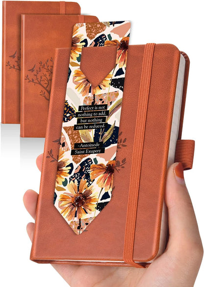 AISBUGUR Pocket Notebook, Small Notebook, 2-Pack Total 320 Pages,3.7" x 5.7" Pocket Notebook (2 Pack, Black1)