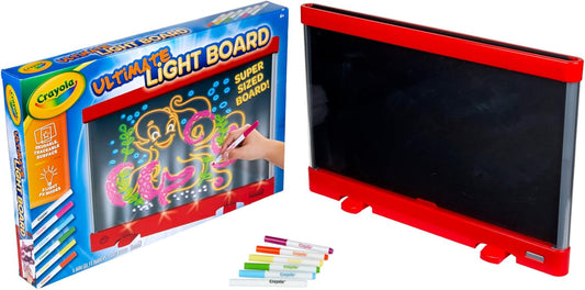 Crayola Ultimate Light Board (Red), Kids Light-Up Tracing Pad, Kids Toys, Gift for Boys & Girls, Drawing Light Box, Ages 6+ [Amazon Exclusive]