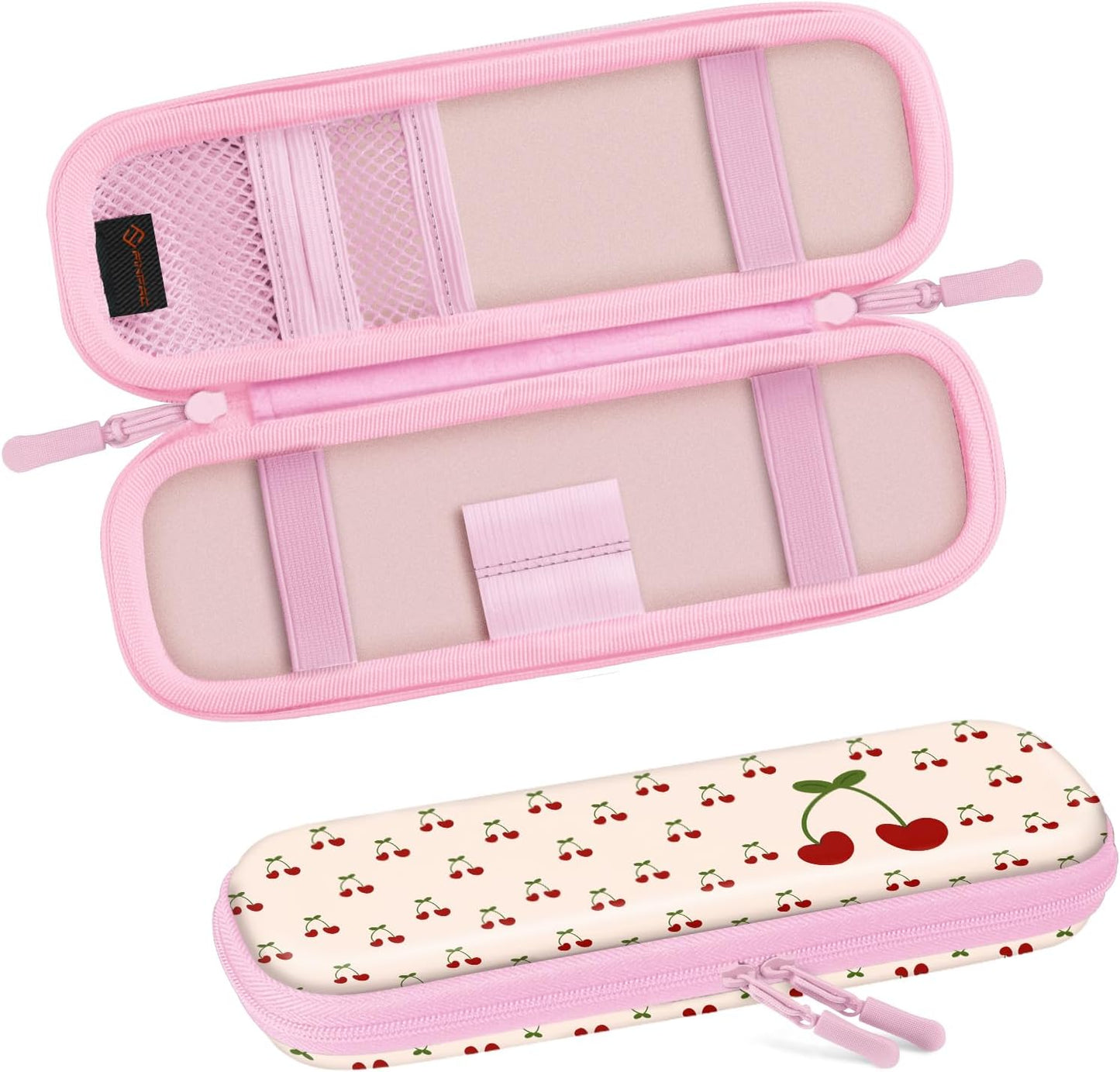 Fintie Holder Case for Apple Pencil Pro, Apple Pencil (USB-C / 1st / 2nd Generation), PU Leather Carrying Bag Sleeve Compatible with Pen, USB Cable, Samsung Stylus, Lilac Marble