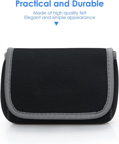 LENTION Storage Small Pouch Bag Cases for Accessories Laptop MacBook Power Adapter, Wireless Mouse, iPhone Charger, Cellphone, Power Bank, Cord Travel Cable Electronic Organizer - Dark Gray