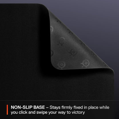 SteelSeries QcK Gaming Mouse Pad - XXL Cloth - Peak Tracking and Stability - Esports Mousepad - Never-Slip - Full Desk Coverage