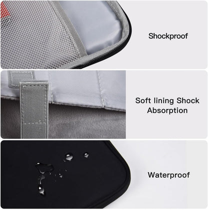 12-12.9 Inch Tablet Sleeve Bag for 12.4" Samsung Galaxy Tab S10+ S9+ Plus/S8+/S7+ Plus/S7 FE,13" iPad Air M4 M3 M2/iPad Pro M5 M4/Pro 12.9"/Microsoft Surface Go 2 12.4"/Pro 11 10 Carrying Case-Black