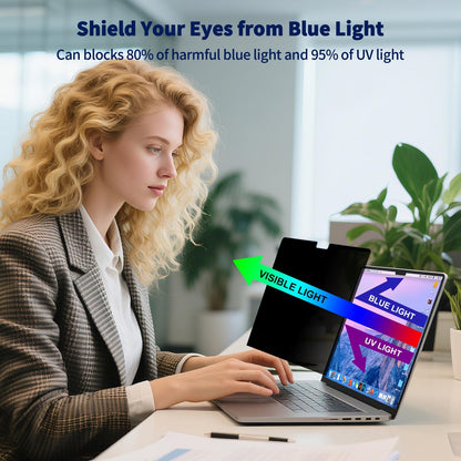 Magnetic Privacy Screen for 2026 MacBook Neo 13-Inch, Removable Matte Laptop Privacy Screen Shield Anti Glare Blue Light Filter - Anti-Spy for Mac Neo A18 Pro Chip