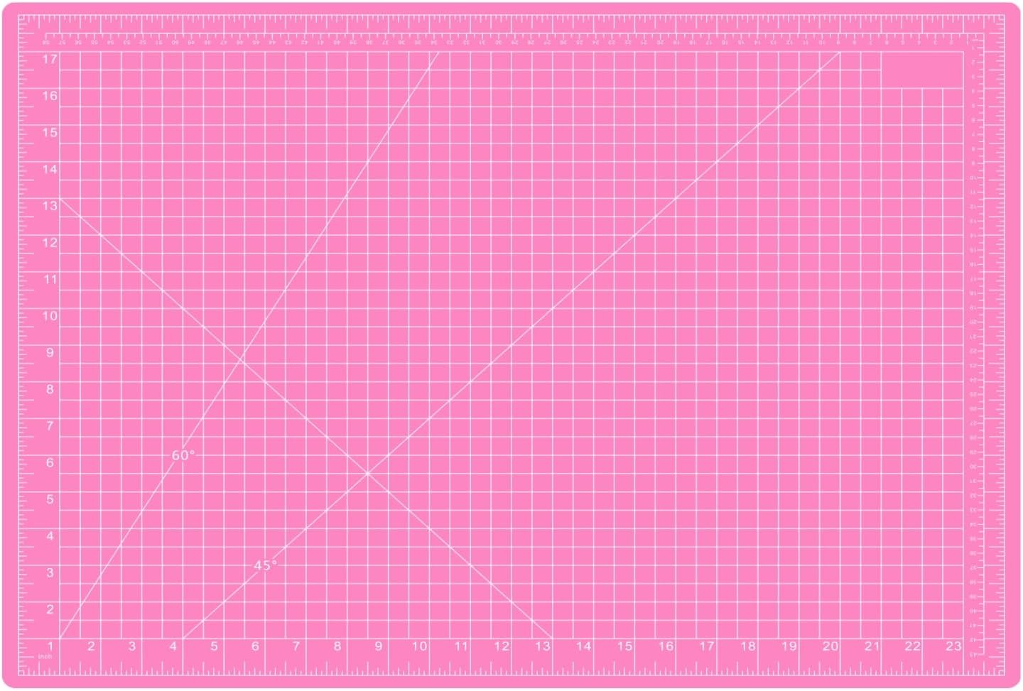 18"x24" Self Healing Cutting Mat, Sewing Mat for Crafts, Double Sided 5-Ply Table Cutting Board for Fabric Quilting Leather Modeling Hobby Project, Turquoise