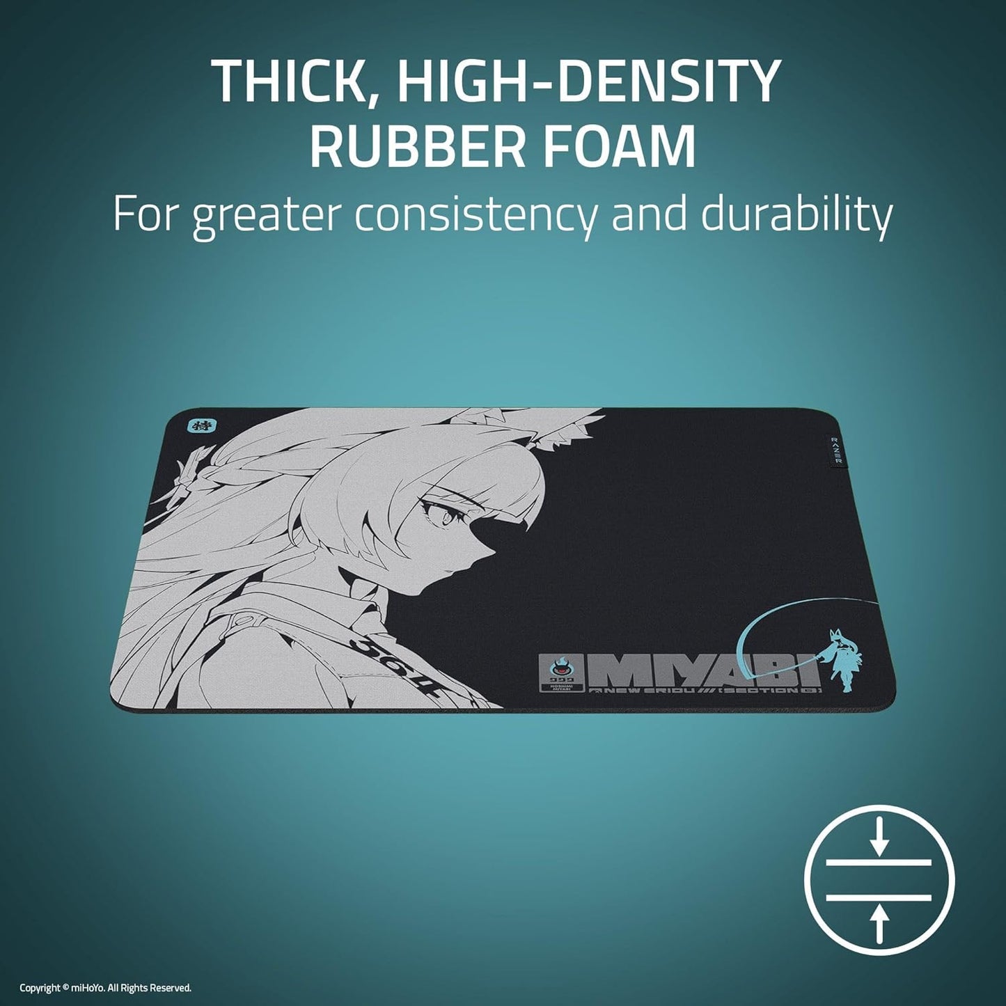 Razer Gigantus V2 Cloth Gaming Mouse Pad (XXL): Thick, High-Density Foam - Non-Slip Base - Classic Black
