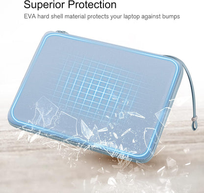 FINPAC Hard Laptop Sleeve Case for MacBook Neo A18 Pro,13 inch MacBook Air 2026 M5/M4/M3/M2/M1,14 inch MacBook Pro 2026 M5/M4/M3/M2 Pro/Max,Waterproof Case for Dell,Surface Laptop,HP,Acer,Black | Hard
