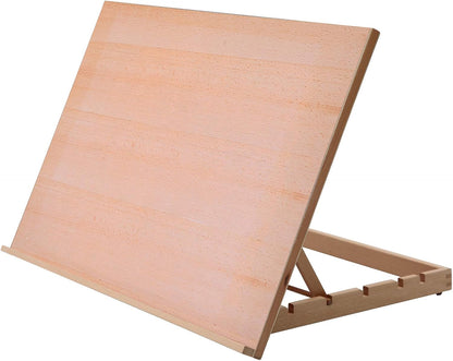 Falling in Art 5-Position Wood Drafting Table Easel Drawing and Sketching Board, 16 1/2 Inches by 12 1/8 Inches