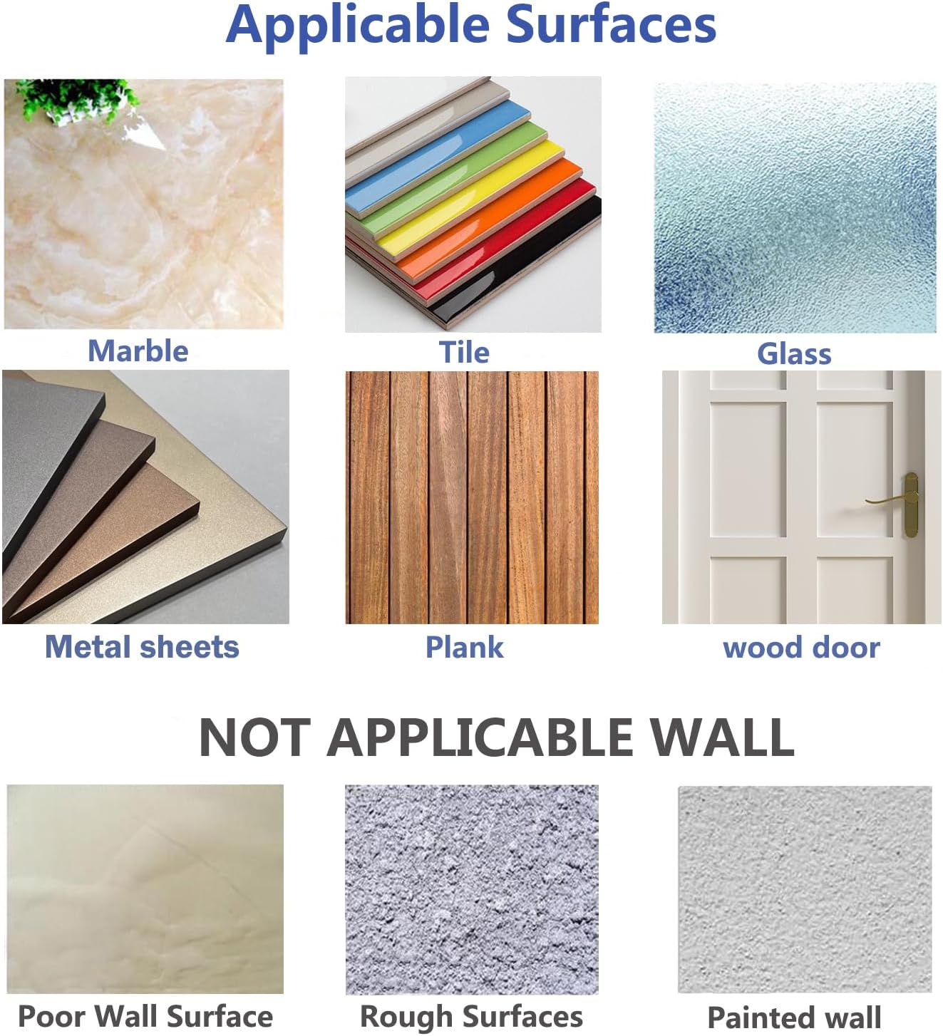 JINSHUNFA Adhesive Wall Hooks 13LB Heavy Duty No Drill Large Transparent Waterproof Hooks for Bathroom Kitchen Towel Coat 8 Pack