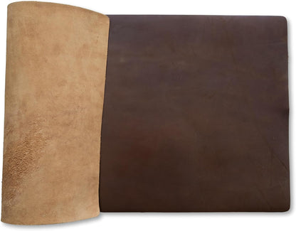 Genuine Leather Desk Pad, Office Desk Mat, Large Desk Blotter, Desk Protector, and Mouse Pad – 31.5" x 15.75" (1.8-2.0 mm) Mocha, Waterproof, Premium Quality for Desk Surface Protection and Comfort.