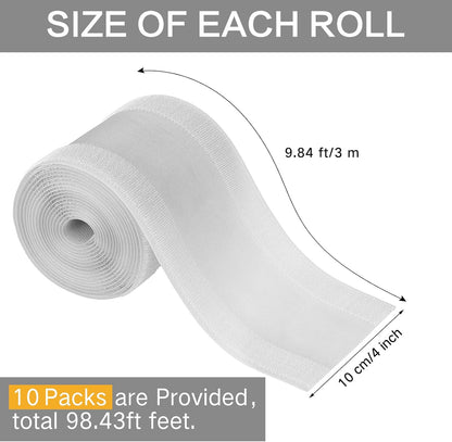 WILLBOND Carpet Cord Cover Cable Protector Floor Cover Cable Protector Management Only for Commercial Office Carpet(19.69 ft,Black)