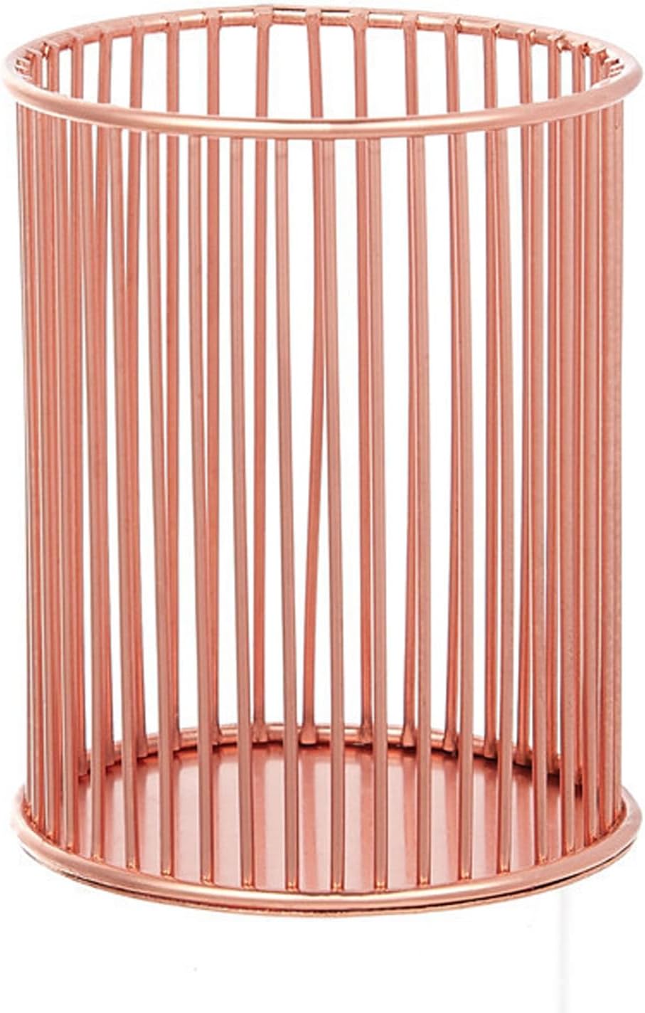 Metal Pen Holder Cup for Desk Makeup Brushes Pencil Holders Home Office Organizer Black