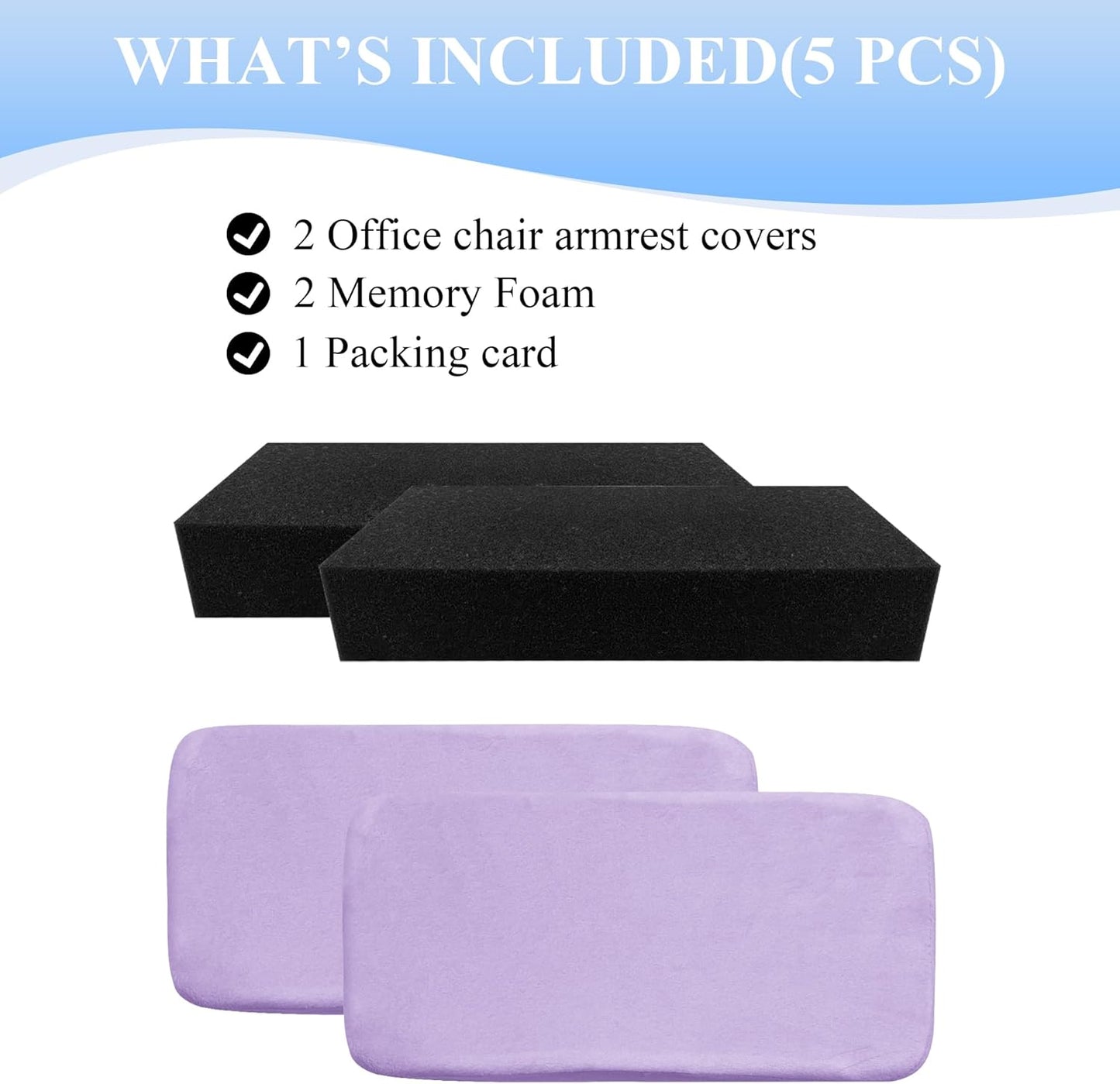 SPRING SEAON Office Chair Arm Covers Soft Memory Foam Arm Rest Pads Short Plush Gaming Chair Armrest Cushion Provide Cushioning for Elbows and Forearms 2 Pack Chair Covers for Arms (Pink)