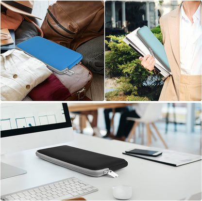 Neoprene Keyboard Sleeve Case for Apple MC184LL/B Wireless Bluetooth Keyboard, Protective Keyboard Case with Zipper for Small Wireless Keyboard, Black