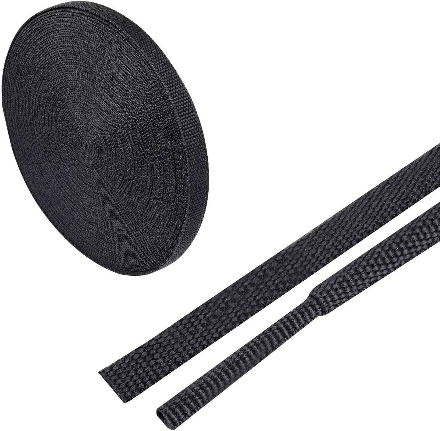 Braided Sleeving Heat Shrinkable Fabric 2:1 Ratio- Abrasion Protection Flexibility Wiring Harness Cable Sheath (3/8" ID, 16ft) - Colors B
