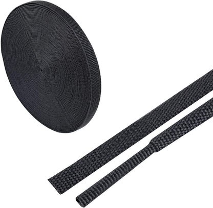 Braided Sleeving Heat Shrinkable Fabric 2:1 Ratio- Abrasion Protection Flexibility Wiring Harness Cable Sheath (3/8" ID, 16ft) - Colors B