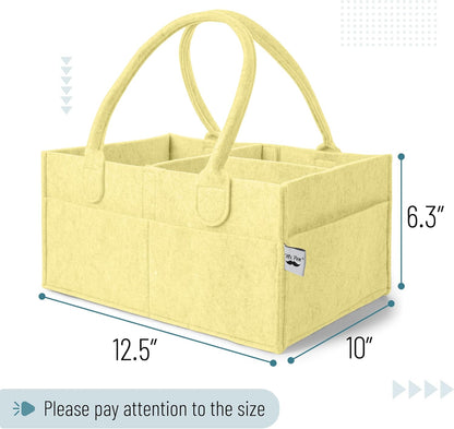 Mr. Pen- Baby Diaper Caddy Organizer, Gray, Medium, Nursery Storage Bin and Car Organizer for Diapers and Baby Wipes