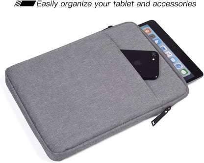 Tablet Sleeve for 2026 iPad A16, 11 inch iPad Air M4 M3 M2, Pro M5, Amazon Fire Max 11 Tablet/Kindle Fire HD 10/10 Plus, Galaxy Tab A9+ Plus Bag, Black
