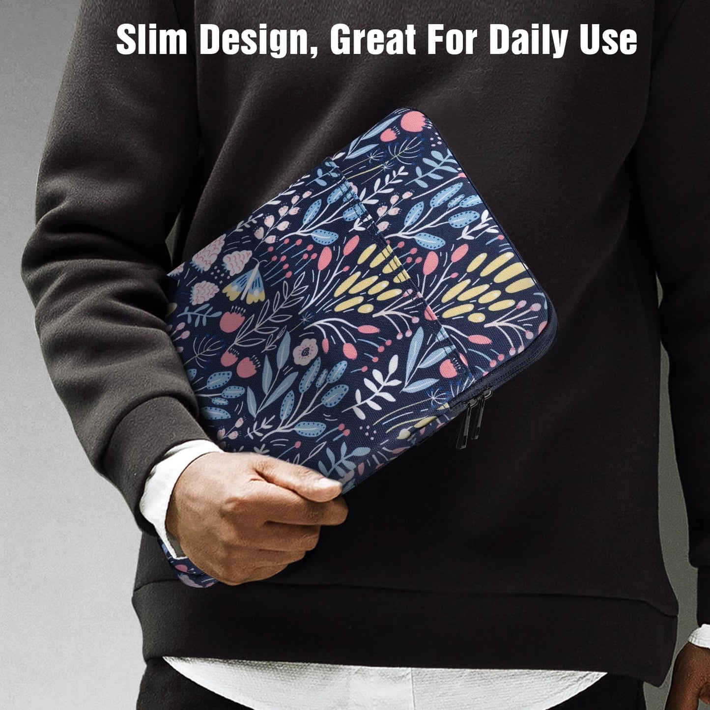 TiMOVO 9-11" Tablet Sleeve Bag for iPad 11-inch A16 2025, iPad 10.9"/10.2"| Air 11 Inch/5th/4th Gen. 10.9", Galaxy Tab A9+/A11Plus 11", Protective Bag Fit Smart Keyboard, Dusty Blue
