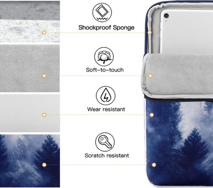 TiMOVO 9-11" Tablet Sleeve Bag for iPad 11-inch A16 2025, iPad 10.9"/10.2"| Air 11 Inch/5th/4th Gen. 10.9", Galaxy Tab A9+/A11Plus 11", Protective Bag Fit Smart Keyboard, Dusty Blue