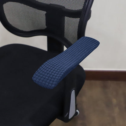 FORCHEER Office Chair Armrest Covers 12-15 Inch Velvet Elastic Black Arm Rest Covers for Desk Computer Chairs Washable