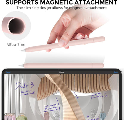 AhaStyle Silicone Case for Apple Pencil (USB-C) 2023 Ultra Thin Proteative Cover Skin Apple Pencil Sleeve Anti-Slip Grip Compatible with Apple Pencil USB C (Lavender)