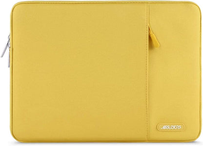 MOSISO Laptop Case 13.3 inch, 13-13.3 inch Laptop Sleeve Compatible with MacBook Air/Pro 13/Pro 14 M5 M4 M3 M2 M1, HP Dell ASUS Lenovo,Polyester Vertical Computer Sleeve Bag with Pocket, Antique Green - Colors A