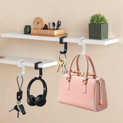 Ymapinc Purse Hook for Table，2PCS Heavy Duty Purse Bag Holder Alloy Materials Purses Holder Desk Hook for Bag,Keys,Headphone and Umbrella