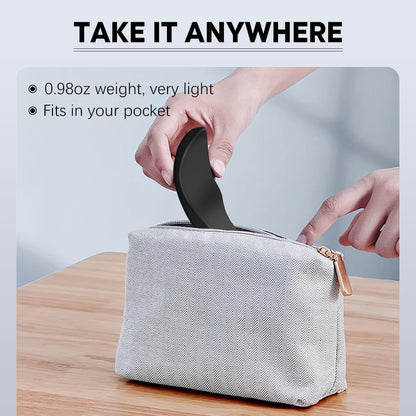 JIKIOU Right-Handed Truly Ergonomic Wrist Rest for Mouse 2 Pack, Carpal Tunnel Support, Pain Relief, Anti-Fatigue, Easy Glide, Office Computer Laptop Gaming Black