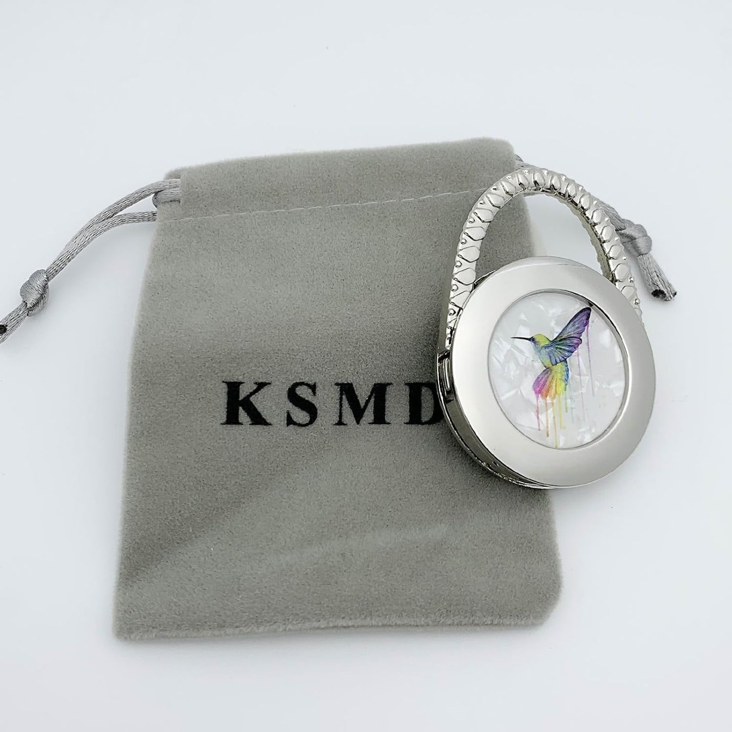 KSMD Purse Hooks for Table & Bars, Portable Handbag Holder - Foldable Table Hook Hanger