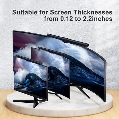Monitor Light Bar, Fit for Curved/Flat Monitor, Eye-Care USB Reading LED Task Lamp with Touch Control, No Screen Glare Dimmable Desk Lamp Computer Monitor Light Bar for Screen Home Office