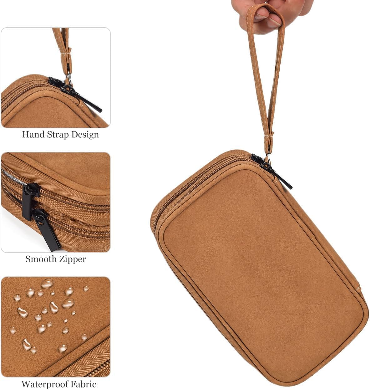 CAOODKDK Electronics Accessories Organizer Pouch Bag, Travel Universal Organizer for Cable, Charger, Phone, SD Card, Business Travel Gadget Bag