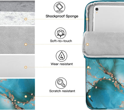 TiMOVO 9-11" Tablet Sleeve Bag for iPad 11-inch A16 2025, iPad 10.9"/10.2"| Air 11 Inch/5th/4th Gen. 10.9", Galaxy Tab A9+/A11Plus 11", Protective Bag Fit Smart Keyboard, Dusty Blue