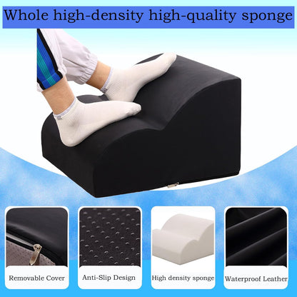 Foot Rest for Under Desk at Work.Multifunctional 3-Tier Foot Stool,with Washable Footrest.for Under Desk,Office Chair Gaming Chair & Sofa,Leg Elevation Pillow,Supports Posture-Brown