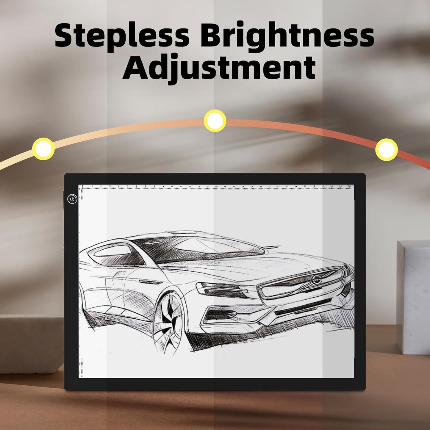 ME456 A4 LED Light Box 9x12 Inch Light Pad Only 5mm Ultra-Thin USB Power Light Table for Tracing, Tattoo Transferring, Drawing, Streaming, Sketching, Animation, Stenciling, Diamond Art Painting