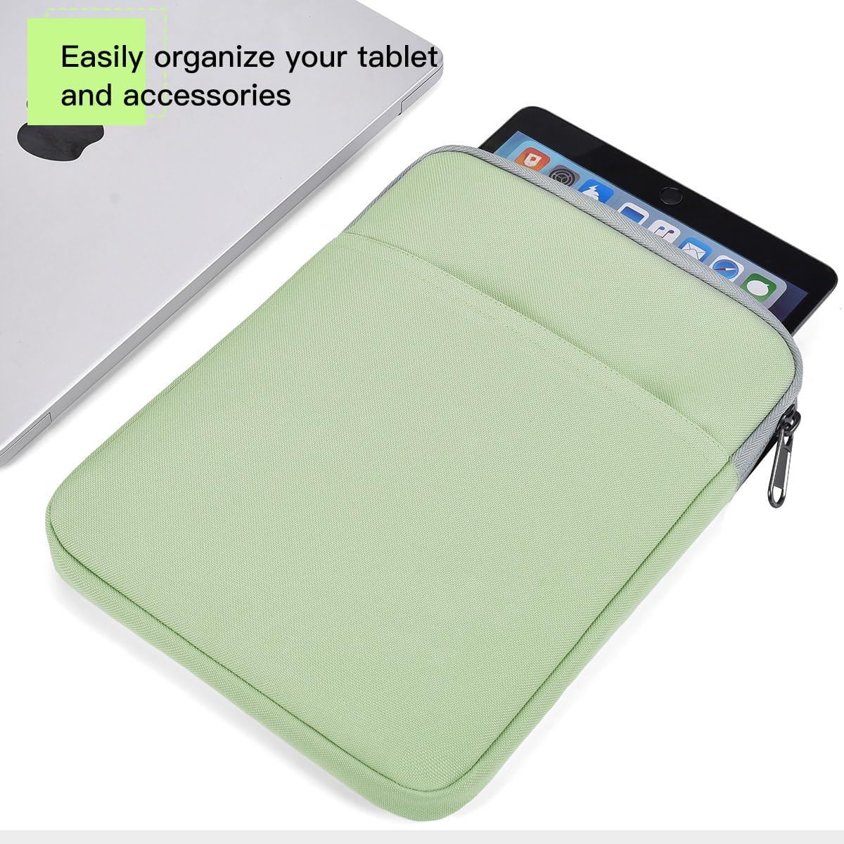 Tablet Sleeve for 2026 iPad A16, 11 inch iPad Air M4 M3 M2, Pro M5, Amazon Fire Max 11 Tablet/Kindle Fire HD 10/10 Plus, Galaxy Tab A9+ Plus Bag, Black