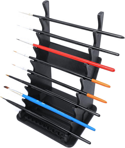EnderToys Paint Brush Holder - Hobby Paint Rack for Tabletop Miniature Painting Accessories