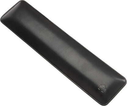 Bailey Compact by Castle - Wrist Rest for Keyboards with Around 61 Keys - Leather Ergonomic Computer Extra Firm Keyboard Wrist Support for Typists, Gaming, Heavy Office Use (Stone, Compact Size)