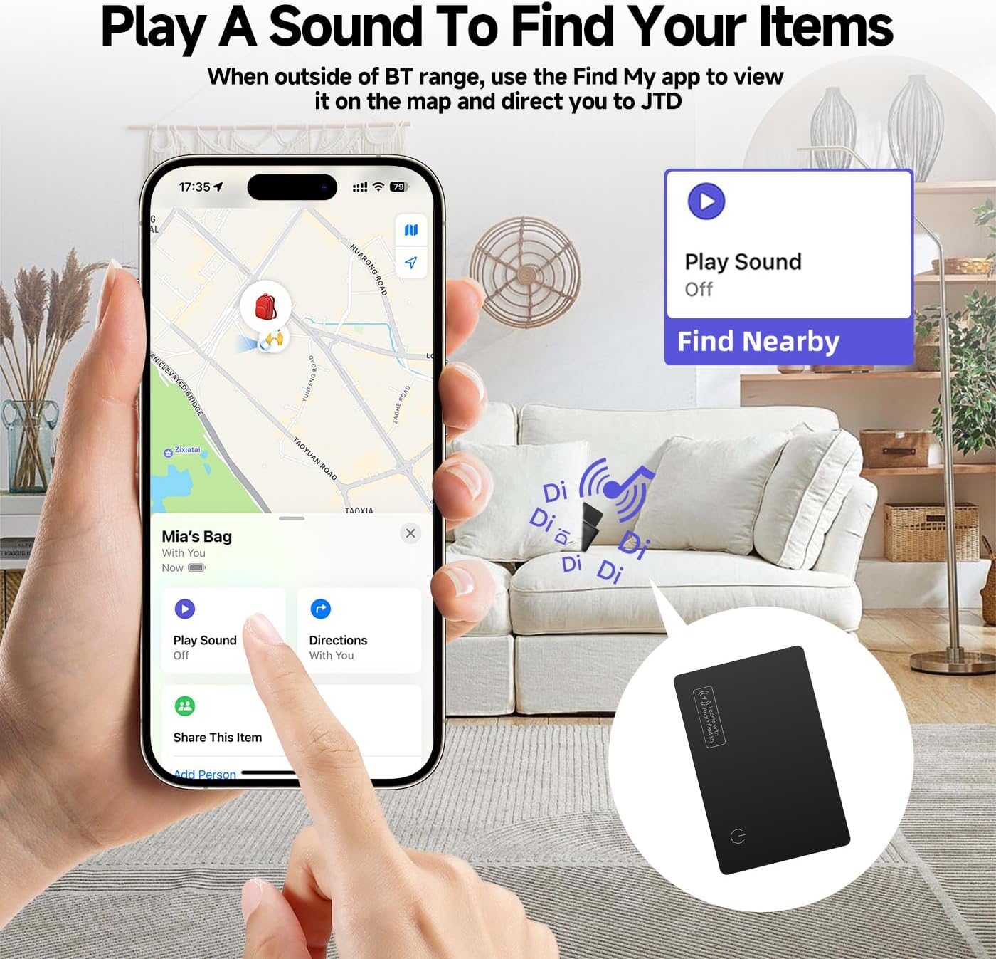 4-Pack 2026 MFi Certified Air Card Tag Tracker Wallet Tracker Card| Ultra Slim 0.07in, IP68 Waterproof | Works with Apple Find My (iOS) | for Wallets, Keys, Luggage,Bags,eirix Manufacturer