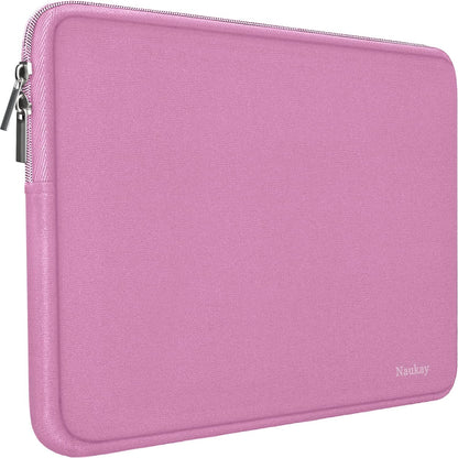 Naukay Laptop Sleeve Case, 15.6 Inch,Resistant Neoprene Notebook Computer Pocket Case/Tablet Briefcase Carrying Bag Compatible Asus/Dell/Fujitsu/HP/Sony/Toshiba/Acer- (Black)