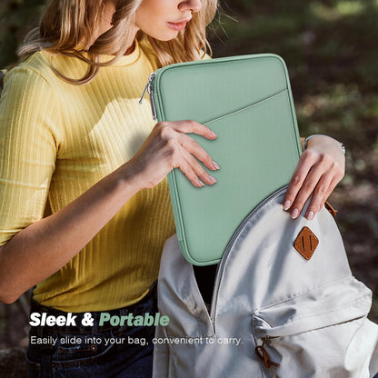 MoKo 9-11 Inch Tablet Sleeve Case, Fits New 11inch iPad Air M4/Pro M5, iPad A16 11", i-Pad 10/9/8/7th/Air 5/4th 10.9"/10.2", Tab S9/S8 11", Protective Bag Carrying Case with Pocket, Dark Gray