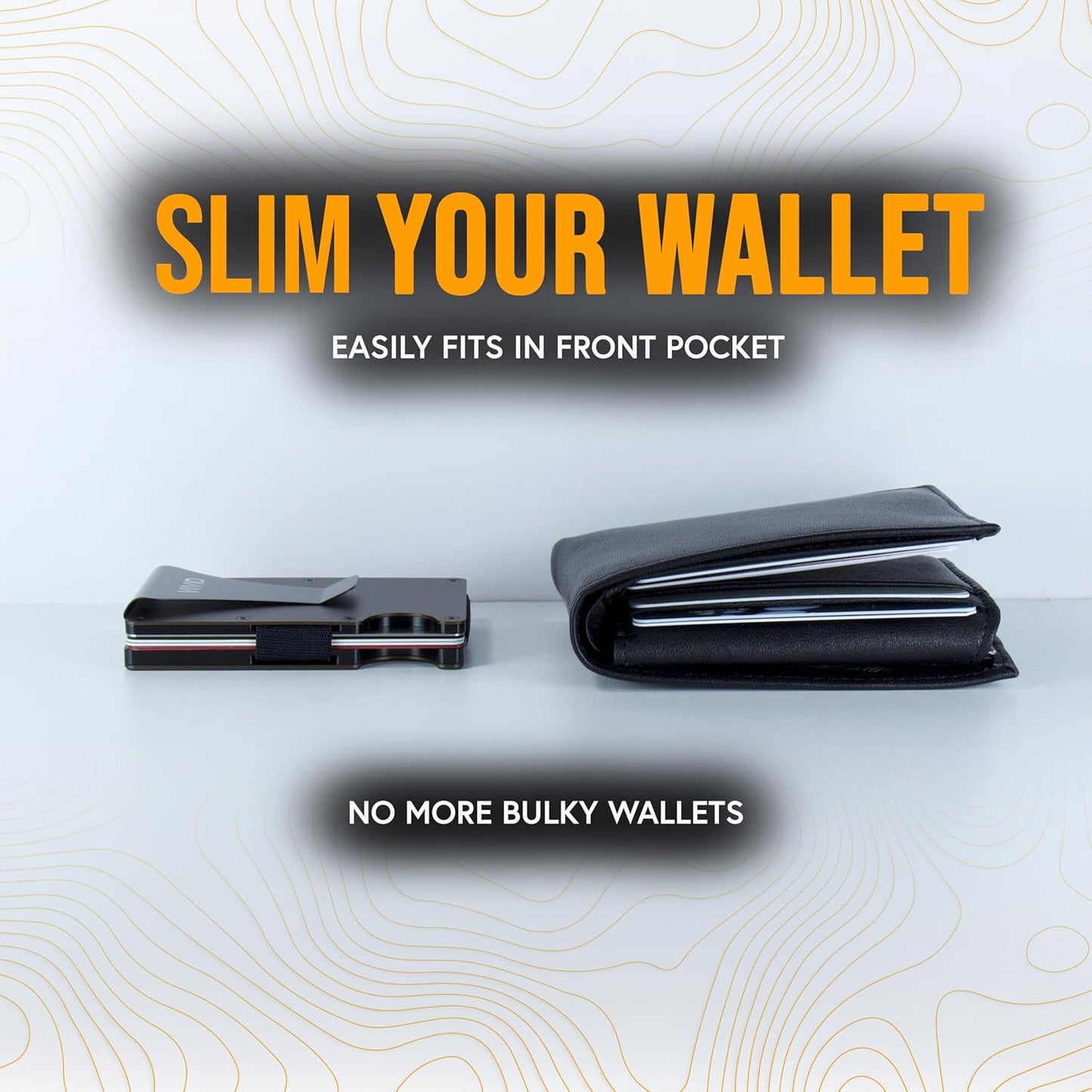 VIVID Carbon Fiber AirTag Wallet for Men - Slim, Modern, RFID Blocking, Scratch Resistant, Credit Card AirTag Holder, Easy Access Cards, Money Clip, Mens Wallet (Carbon Fiber)