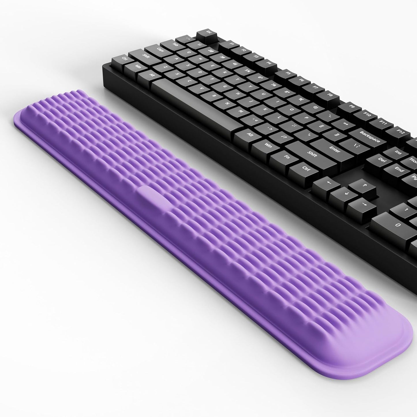 MEKASS Keyboard Wrist Rest, Soft Memory Foam Wrist Support for Keyboard, Keyboard Hand Rest Pad for Wrist Pain Relief, Keyboard Wrist Guard for Long Hours of Work, Gaming, Studying（Classic Black）