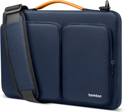 tomtoc 360 Protective Laptop Shoulder Bag for 16-inch MacBook Pro M5/M4/M3/M2/M1 Pro/Max 2026-2019, Water-resistant Sleeve for Dell XPS 15 Surface Book 3 The New Razer Blade 16