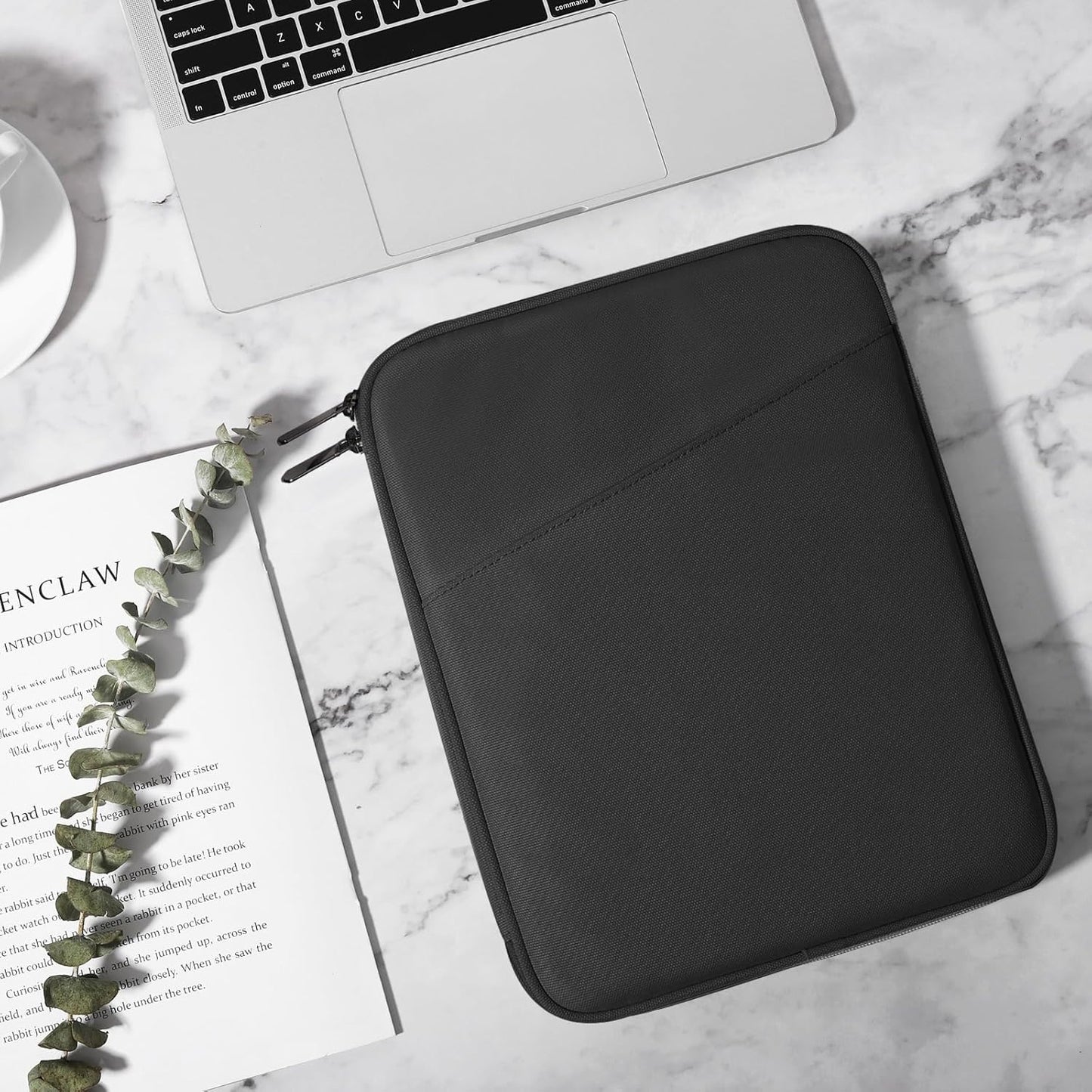 TiMOVO 9-11" Tablet Sleeve Bag for iPad 11-inch A16 2025, iPad 10.9"/10.2"| Air 11 Inch/5th/4th Gen. 10.9", Galaxy Tab A9+/A11Plus 11", Protective Bag with Pocket, Black